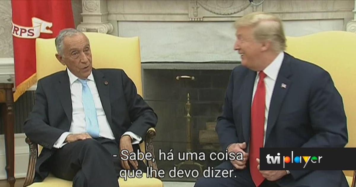 jjfariasantos's tweet card. A primeira vez em que Donald Trump falou sobre Cristiano Ronaldo em público foi na visita de Marcelo Rebelo de Sousa à Casa Branca, em 2018. Na altura, o líder norte-americano deixou uma pergunta...