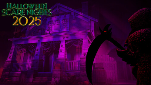 UniRobloxGame's tweet card. Check out 🎃 Halloween Scare Nights 2025. It’s one of the millions of unique, user-generated 3D experiences created on Roblox. 🎃 Experience the greatest virtual Halloween event - Get scared in 6...