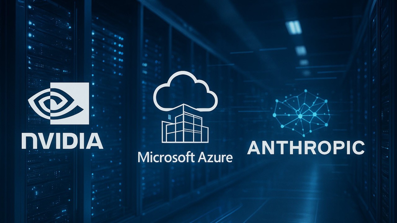 fklivestolearn's tweet card. This three-way alliance linking chips, cloud data centers, and frontier models aims to consolidate leadership across the AI stack. In yet another landmark development that is altering the power...