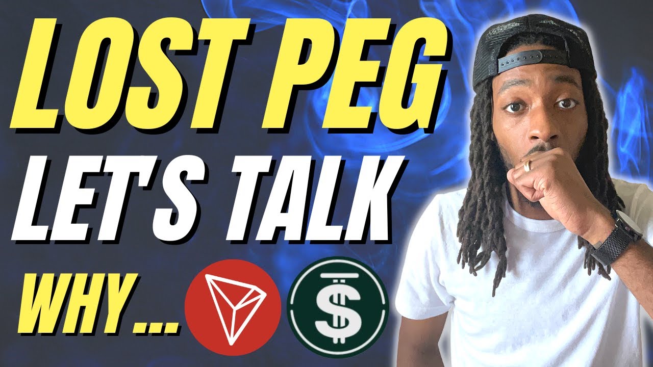 TRXSquad's tweet card. TRON TRX NEWS | USDD STABLECOIN LOST PEG BUT WHY?