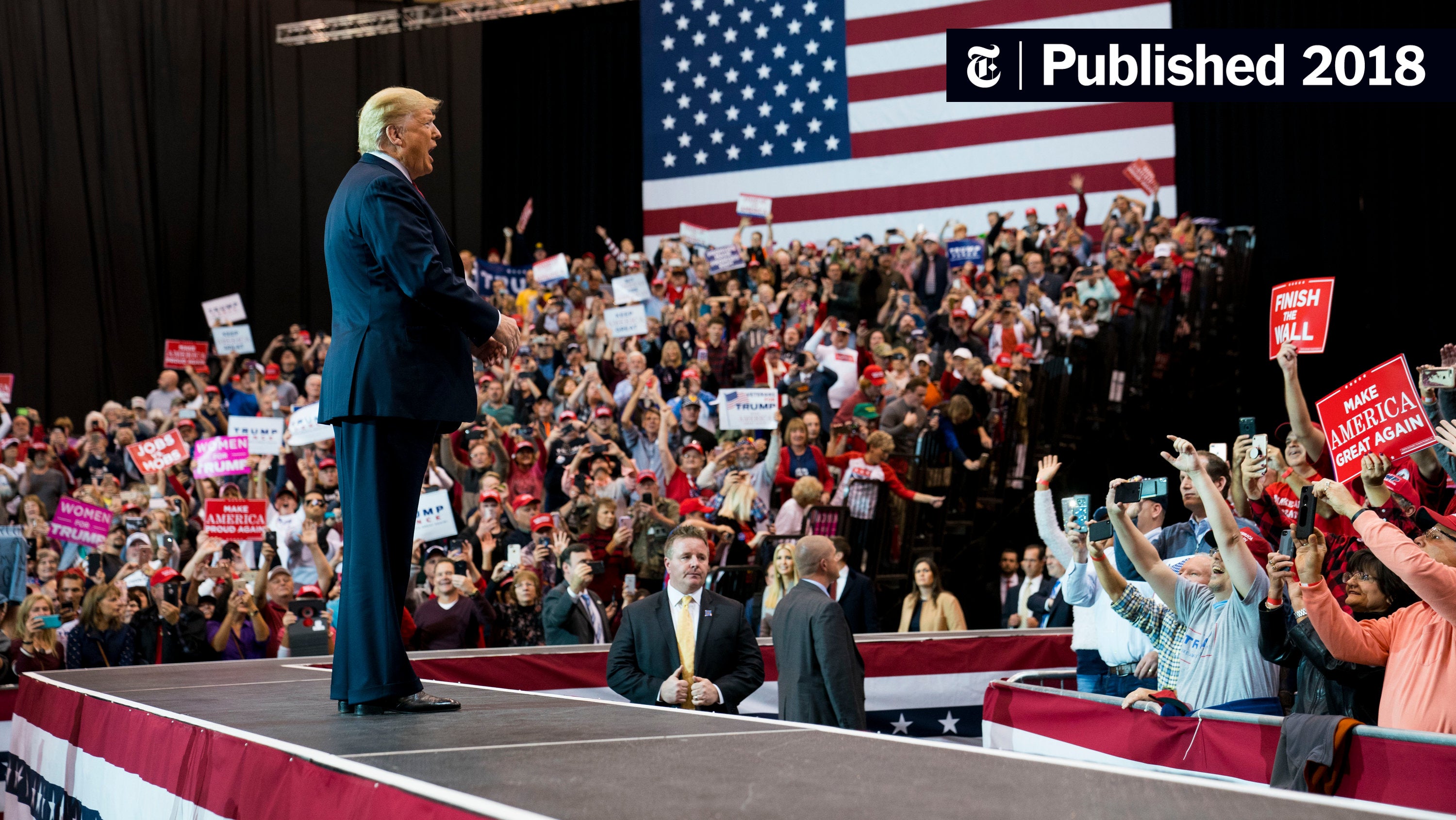 TodayNewsLatest's tweet card. President Trump’s fiery, invective-filled campaigning produced what may be the most polarized midterm contest in modern times.