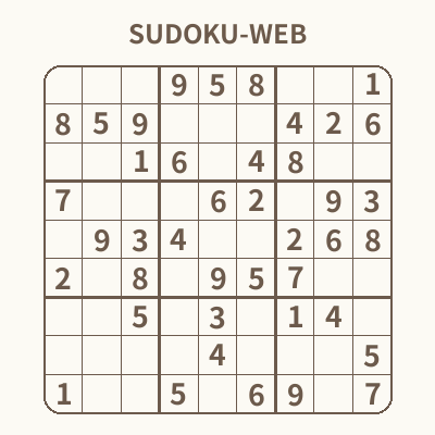 SudokuWebPuzzle's tweet card. SUDOKU-WEB