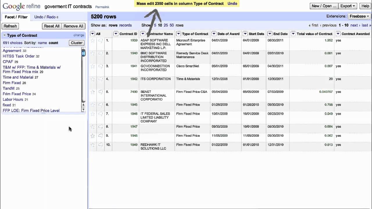 MemberEvolution's tweet card. Google Refine 2.0 - Introduction (1 of 3) (video version 2)