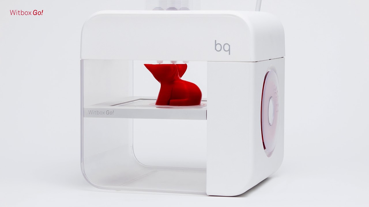 MarchaTech's tweet card. Witbox Go! Discover 3D