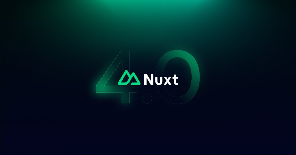 nuxt_js's tweet card. Nuxt 4.0 is here! A thoughtful evolution focused on developer experience, with better project organization, smarter data fetching, and improved type safety.