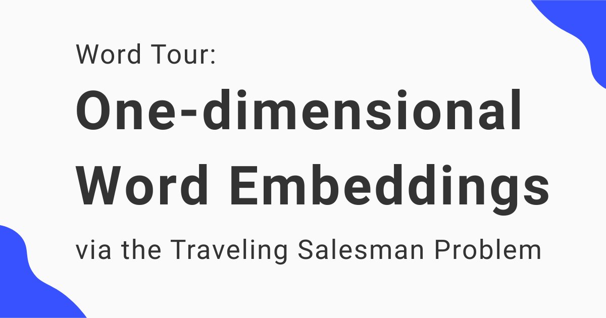 joisino_en's tweet card. Share This PostIn the field of Natural Language Processing (NLP), a central theme has always been “how to make computers understand the meaning of words.” One fundamental technique for this is “Word...