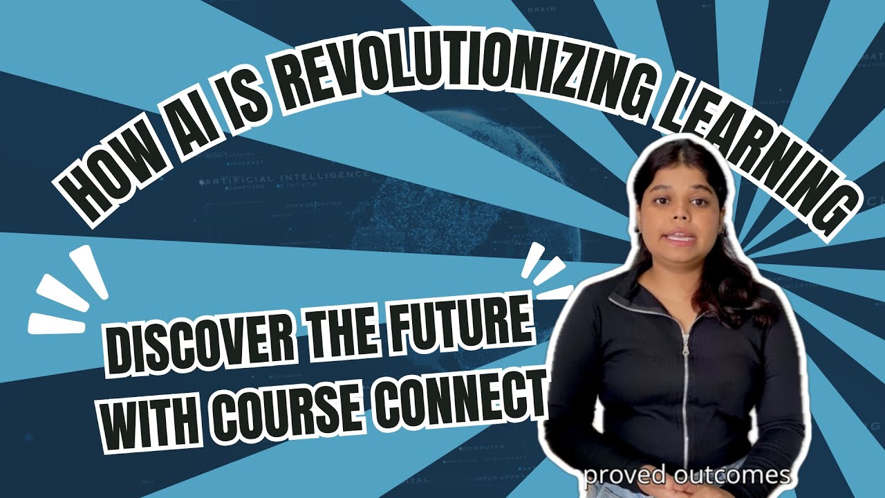courseconnect__'s tweet card. "How AI is Revolutionizing Learning: The Future of Education"