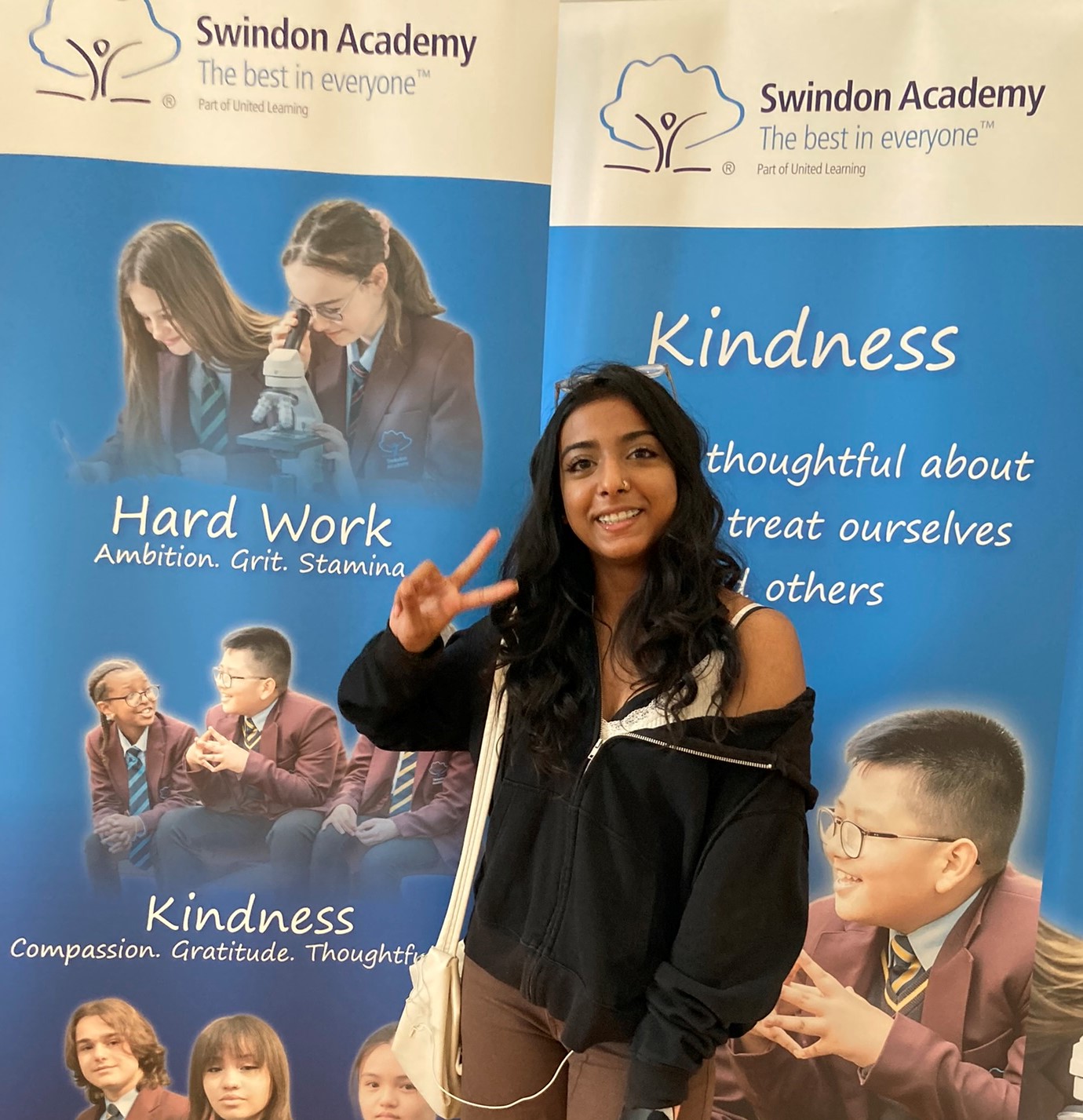 SwindonAcademy1's tweet card. Students and staff at Swindon Academy are celebrating today after the publication of this year’s GCSE results. Testament to students’ hard work and resilience, 72% of students...