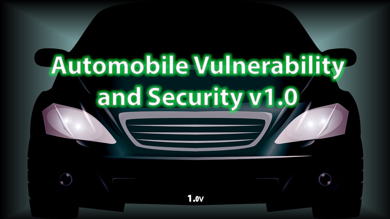 arsalansaleem_i's tweet card. Automobile Vulnerability and Security v1.0