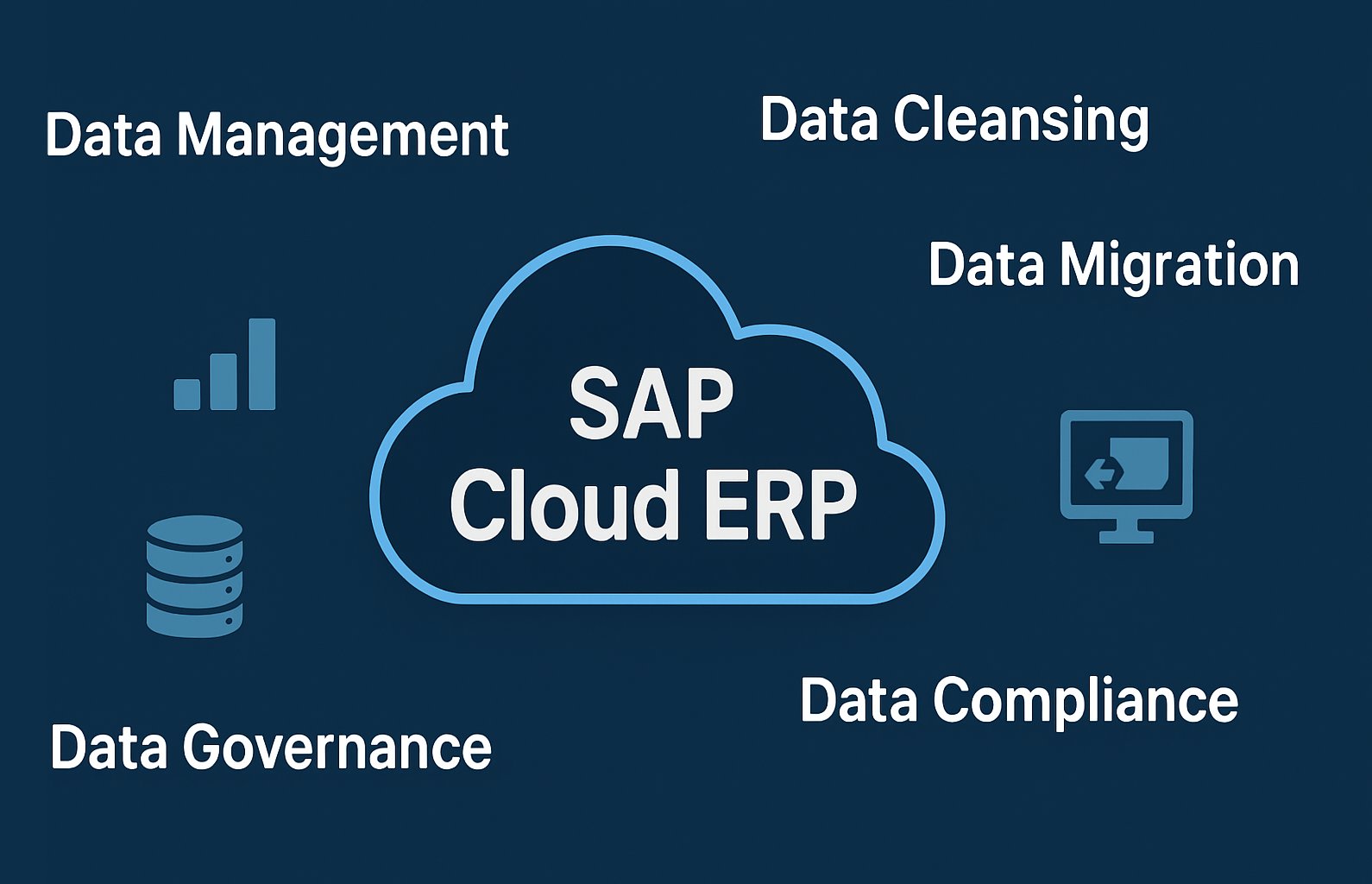 Bramasol's tweet card. Transitioning to SAP Cloud ERP requires comprehensive data management tools.