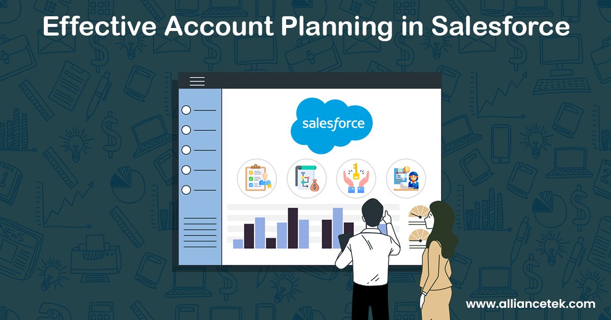 AllianceTekInc's tweet card. Account Planning in Salesforce is a powerful way to improve Customer Relationship Management. Learn how to use it effectively in your Salesforce operations.