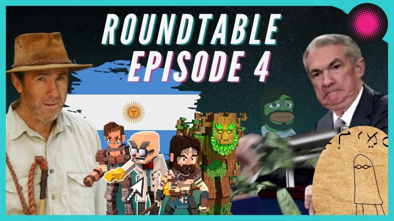 Round___Table's tweet card. Bitcoin in Argentina, Hashrate, Macro-Economics, NFTs + Games! -...