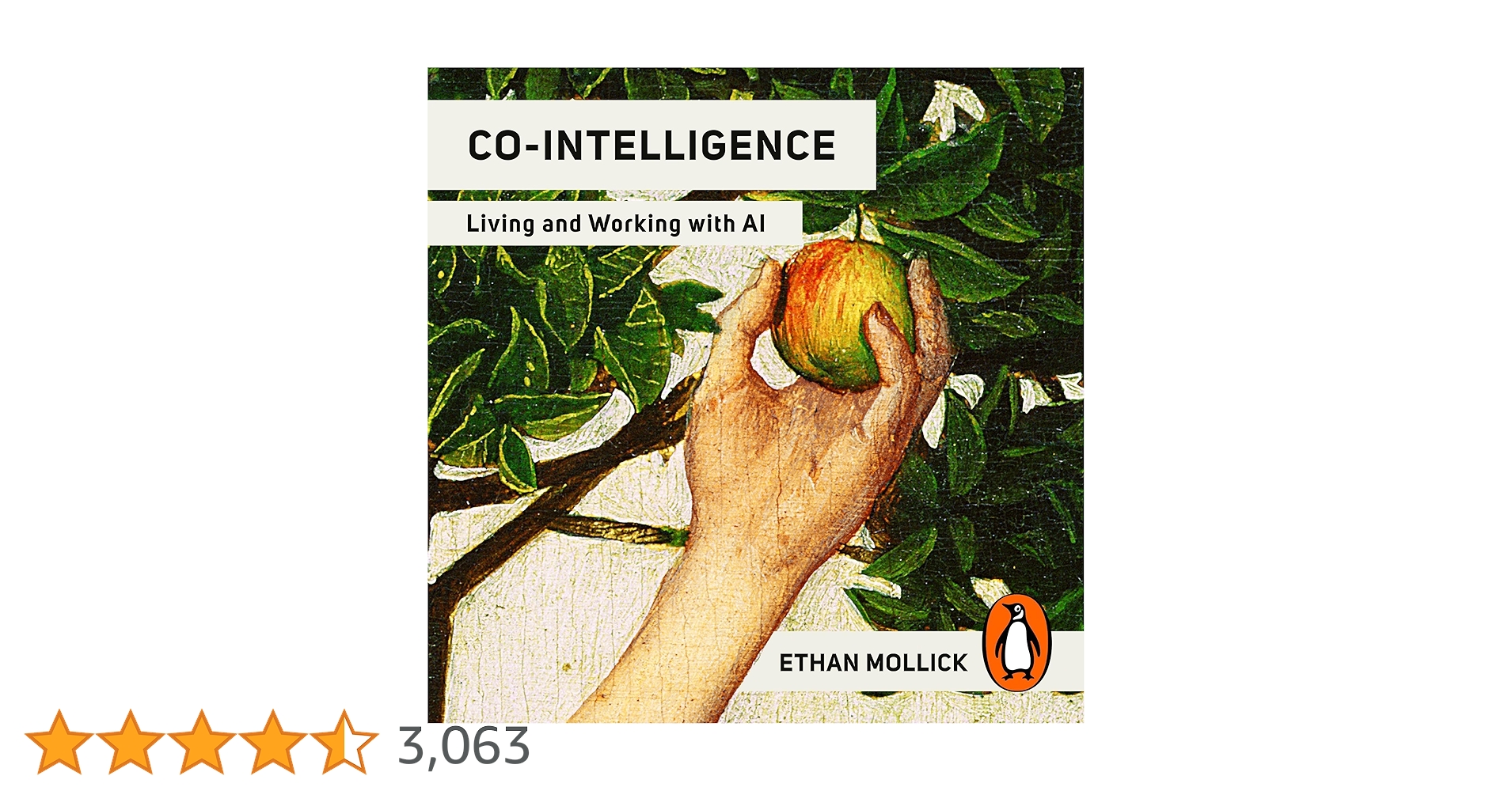 flexquare's tweet card. Co-Intelligence: Living and Working with AI