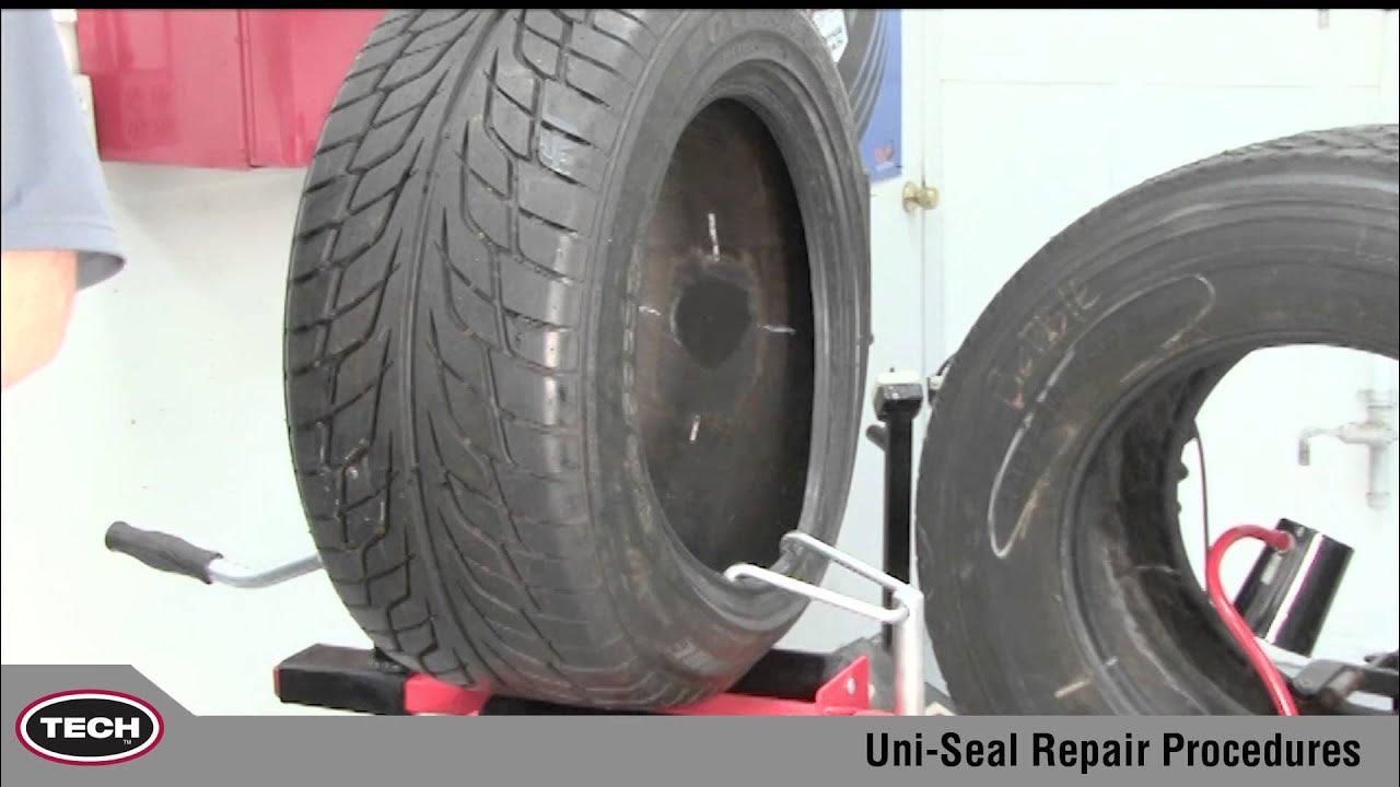 TechTireRepairs's tweet card. Proper installation of TECH Uni-Seal Repairs