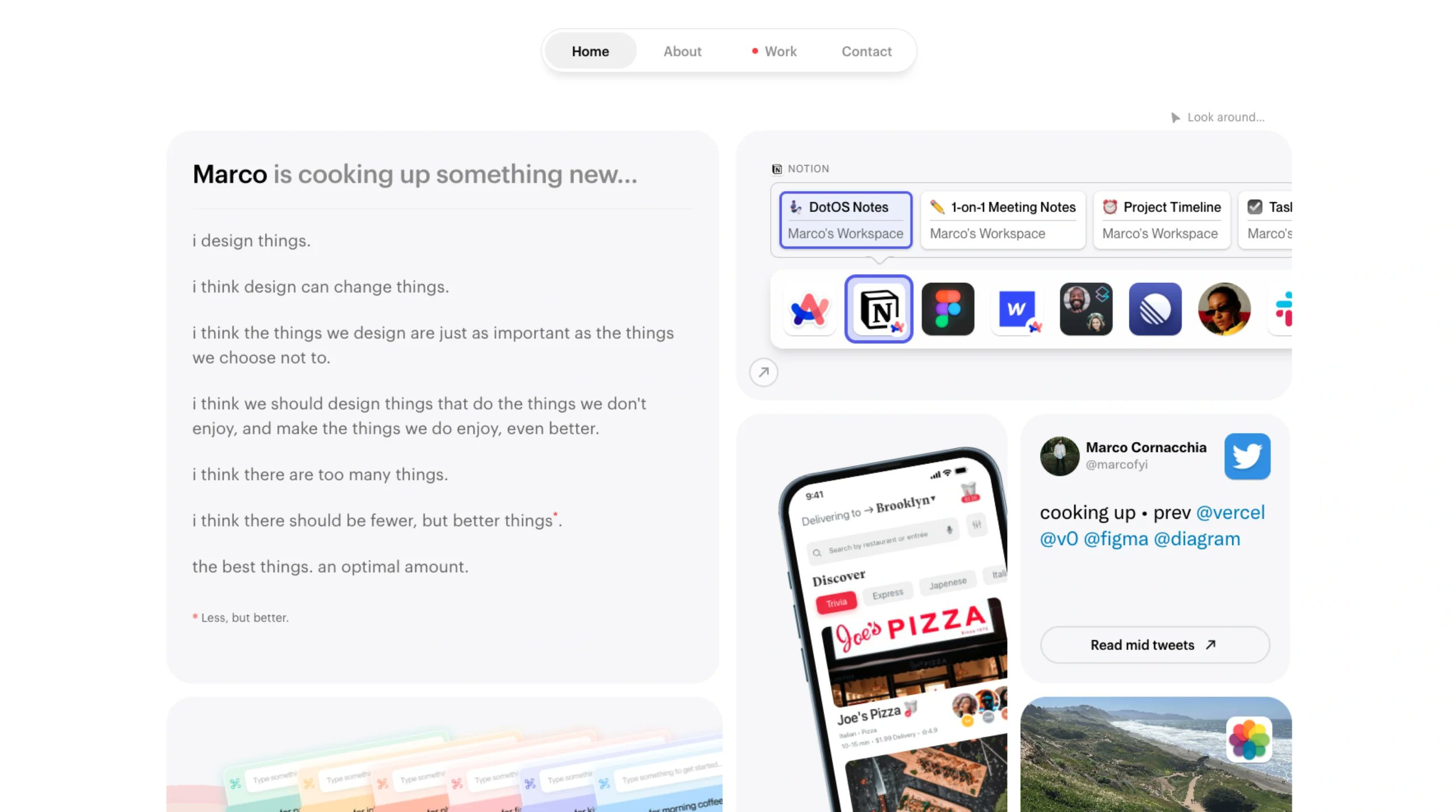 princepal's tweet card. Marco Cornacchia is a San Francisco–based product designer and visual developer known for crafting immersive digital experiences with Webflow and clever animations.