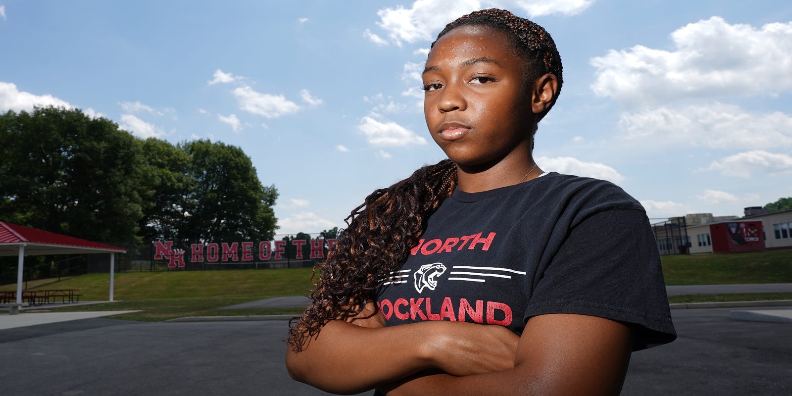 TappanZeeXCTF's tweet card. North Rockland's Nya Thomas, a state championships, long jump silver medalist, is Journal News/lohud Rockland Girls Outdoor Track Athlete of the Year.