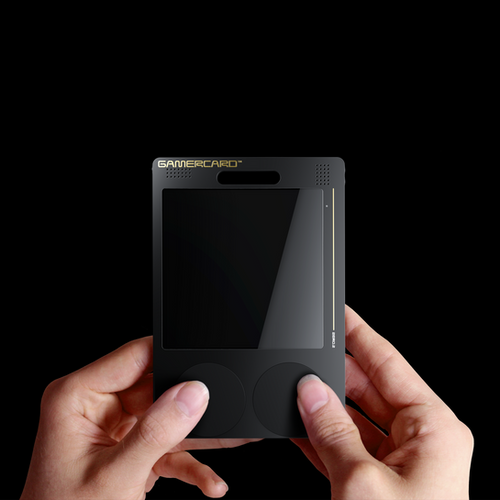 SinclairMobile's tweet card. GamerCard® is a ready-to-play handheld gaming computer—engineered in the shape and size of a retail gift card and made entirely of stacked PCBs, with a Raspberry Pi® and a Hi-res (254 PPI) 4” square...