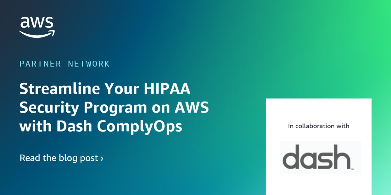 dashsdk's tweet card. Healthcare organizations and software providers that build and manage healthcare workloads must formulate the appropriate strategies to establish an effective security and compliance program. Walk...