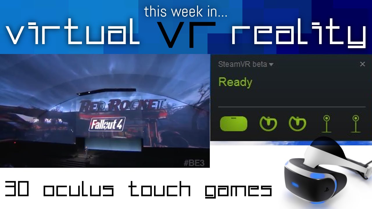 MinecraftForMeh's tweet card. 30 Oculus Touch Games, PSVR Release Date, Bethesda VR, and Touch on...