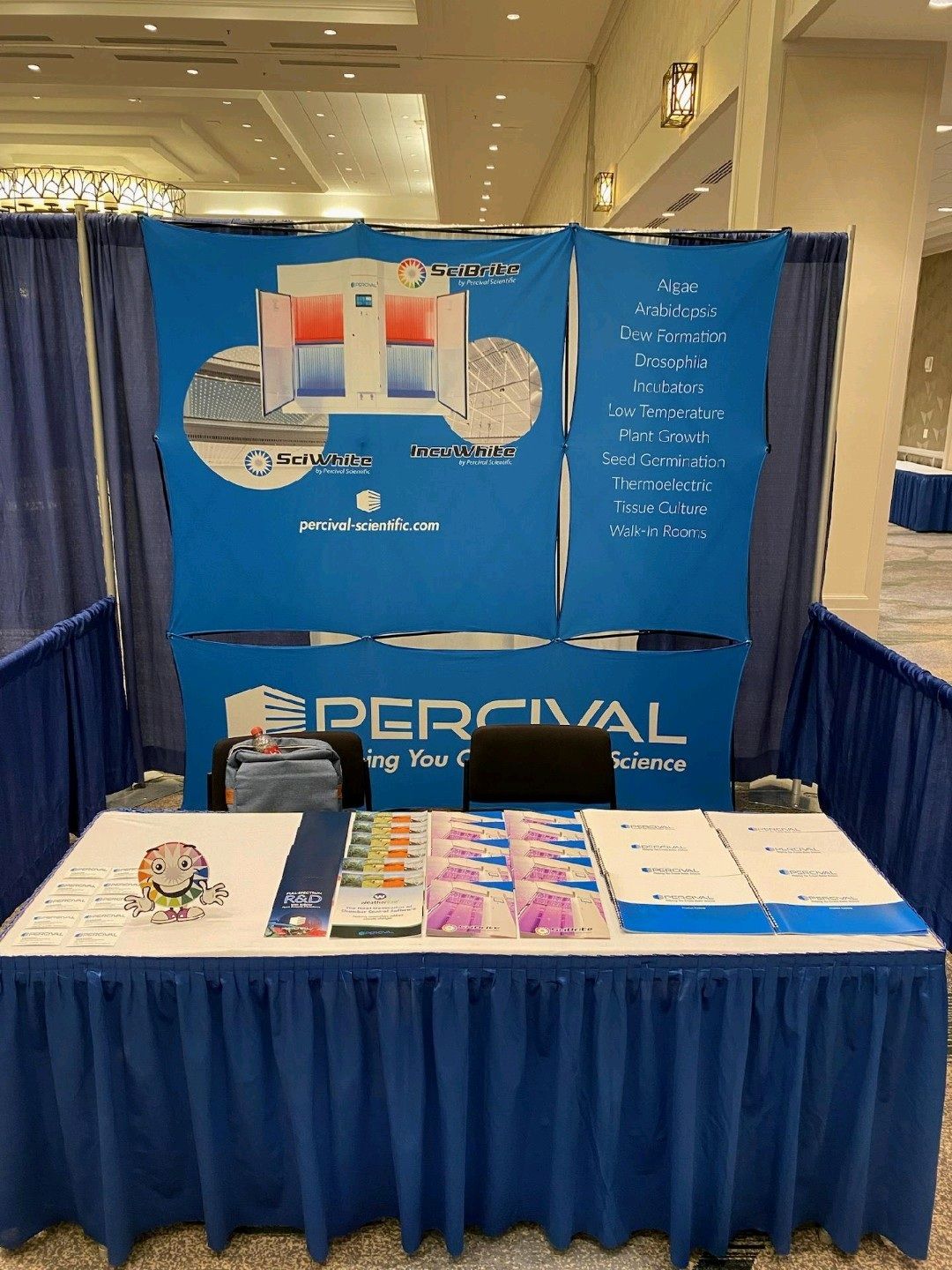 jamiebjackson77's tweet card. Be sure to stop by booth #114 today and talk to Kaleb to see how Percival Scientific can help you with your growth chamber needs and some of the innovative things that Percival Scientific is doing!!...