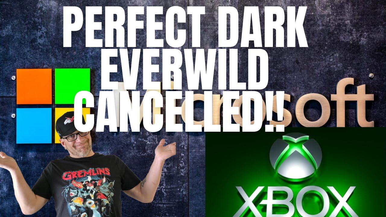 Middleagegamegy's tweet card. Perfect Dark Everwild Games CANCELLED!! Layoffs Update