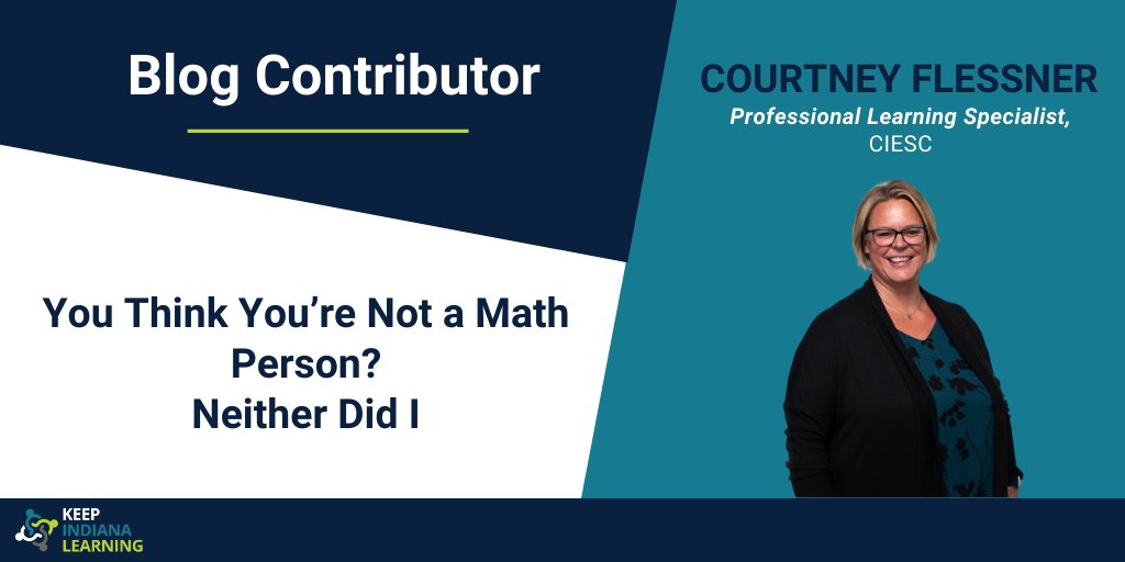 CFless's tweet card. Even if you feel you have no connection to mathematics, you need to channel your inner actor and become a math person for your students.