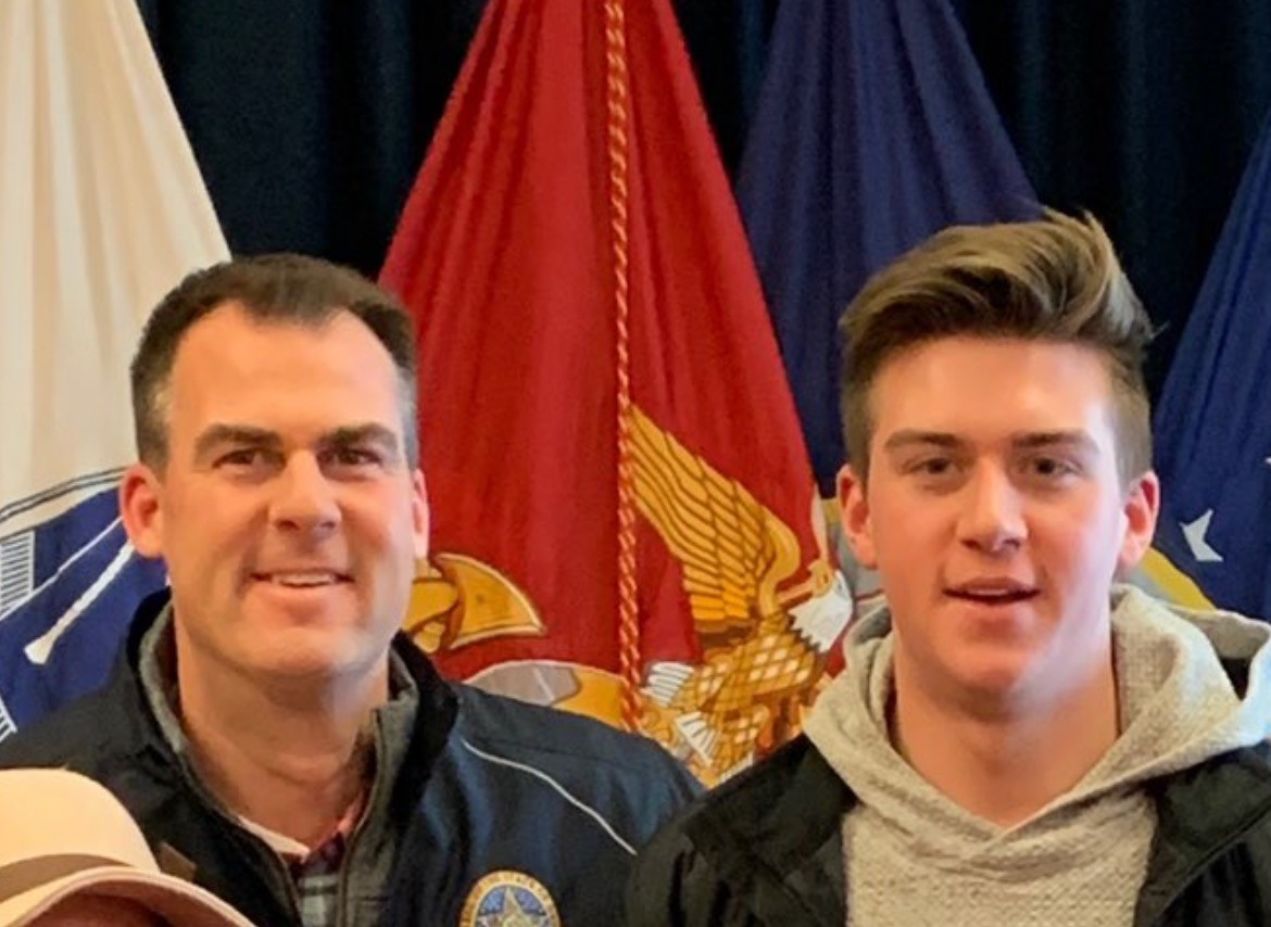 shannonrwatts's tweet card. The son of Oklahoma Gov. Kevin Stitt was involved in an incident with the Logan County Sheriff's Office after deputies responded to Guthrie Haunts on Halloween.