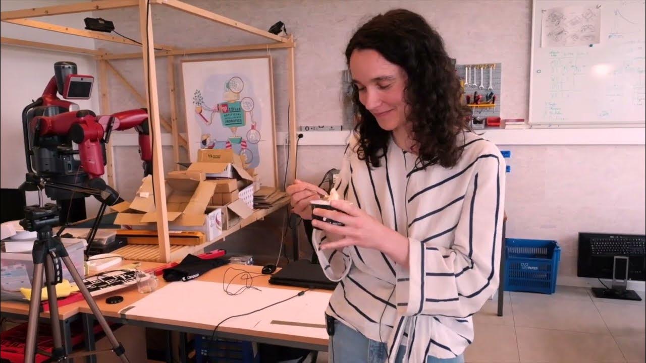 fwyffels's tweet card. Summer at AIRO: robot meets ice cream