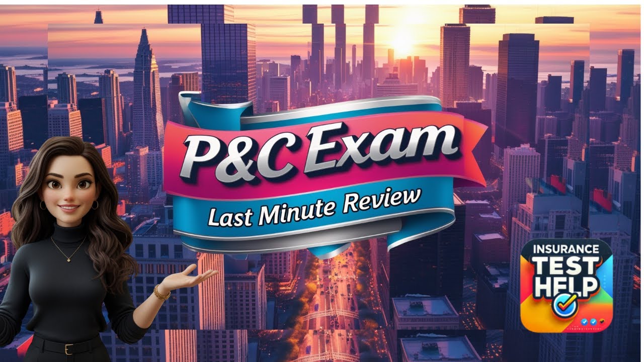 InsurTestHelp's tweet card. Property and Casualty Insurance Exam Review