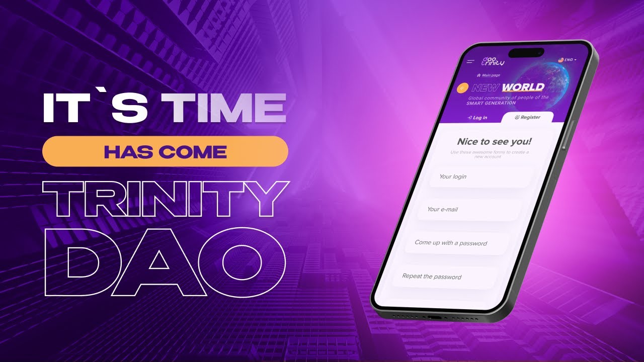 TrinityWeb3's tweet card. Trinity DAO - it's time to take action!
