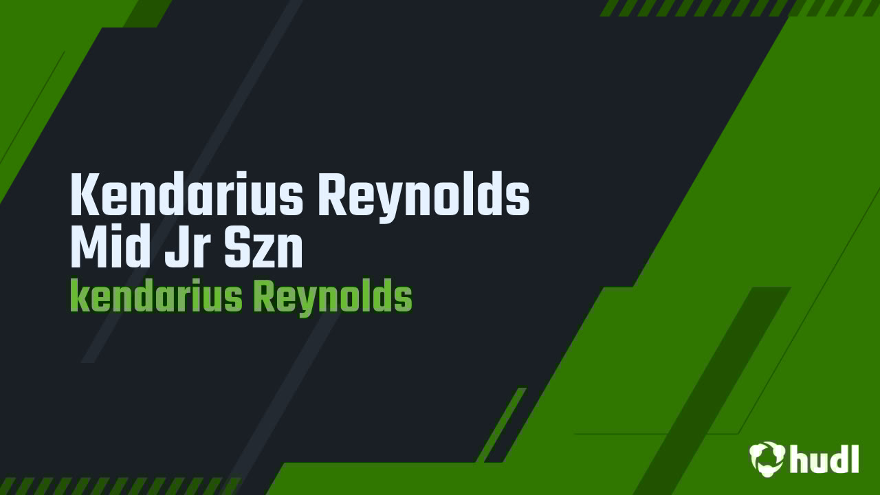 KendariusReyno2's tweet card. Kendarius Reynolds Mid Jr Szn