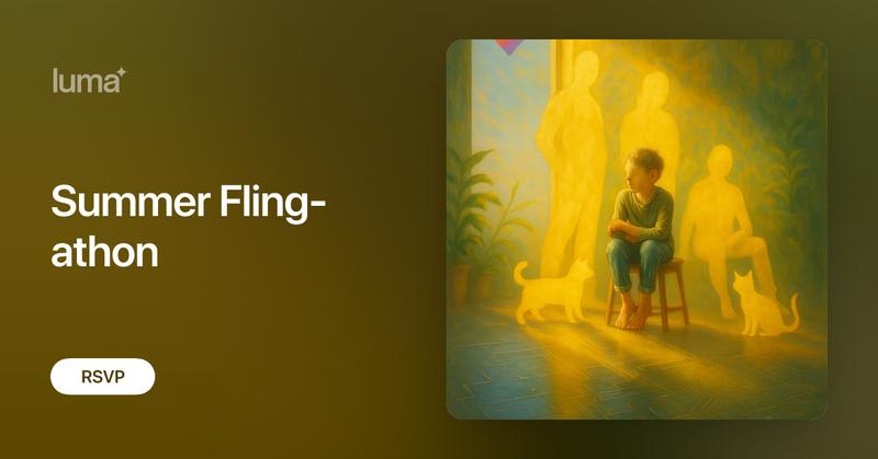 launchacademyhq's tweet card. Every generation has its thing. Boomers had job security. Millennials had burnout. Gen Z? We have flings. With people. With ideas. Summer Fling-athon is a…