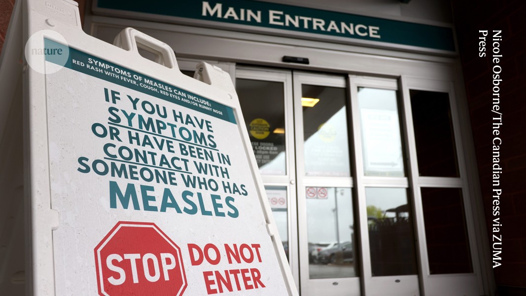 Nature's tweet card. Nature - With gaps in vaccine coverage, nowhere is safe from measles outbreaks. But the disease has hit the Americas hard this year.