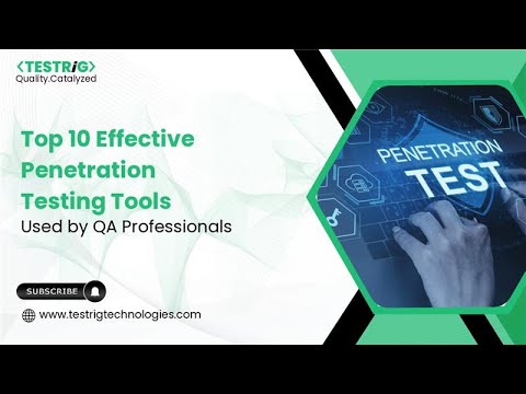 testrig_qa's tweet card. Top 10 Penetration Testing Tools Every QA & Security Professional...
