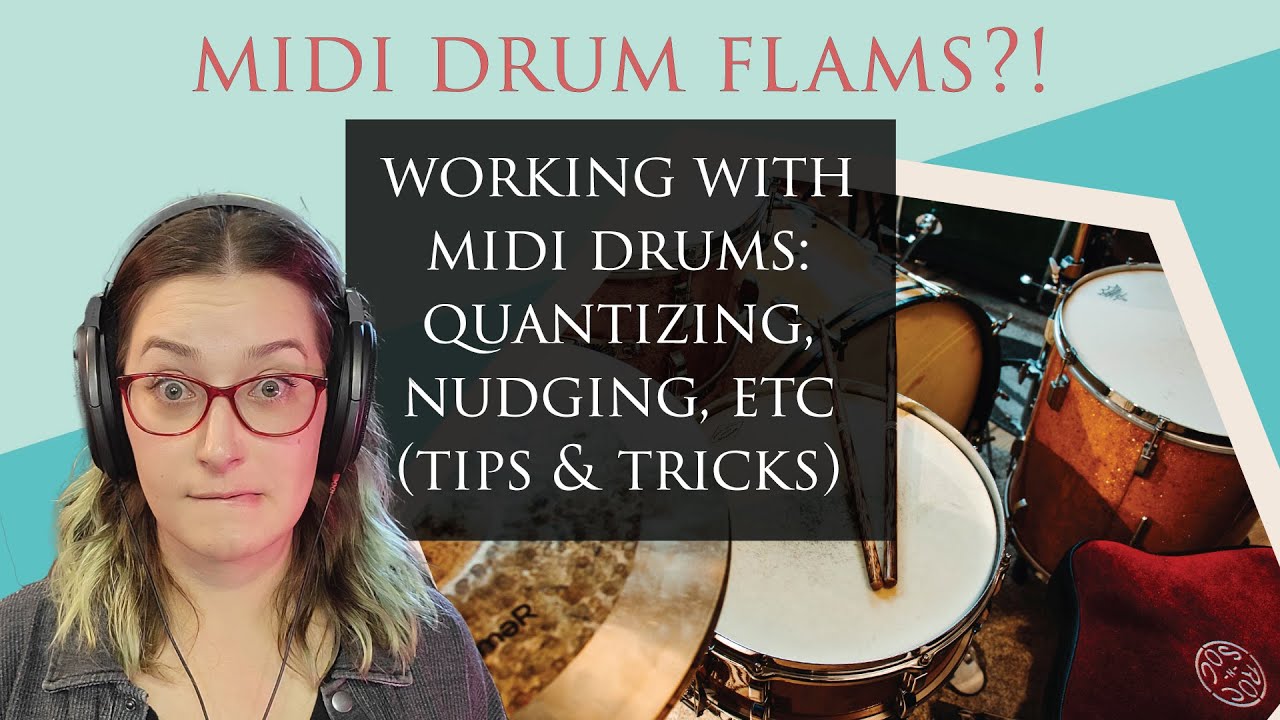 catonoise's tweet card. MIDI Drum Flams: Quantizing & Nudging Tips