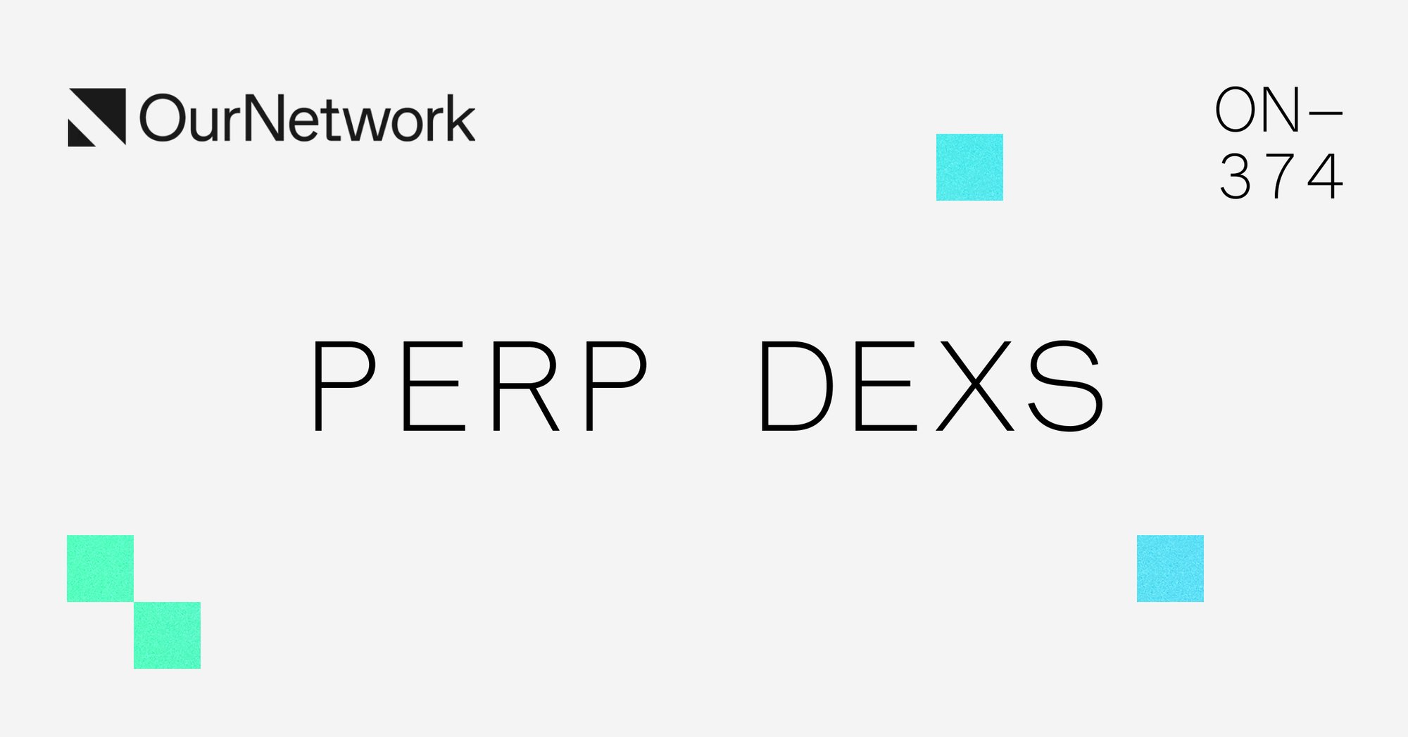 ournetwork__'s tweet card. Coverage on Hyperliquid, GMX, Lighter, gTrade, and Pacifica