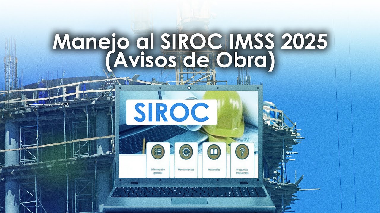 GMcapacitacion1's tweet card. Manejo al SIROC IMSS 2025 (Avisos de Obra)