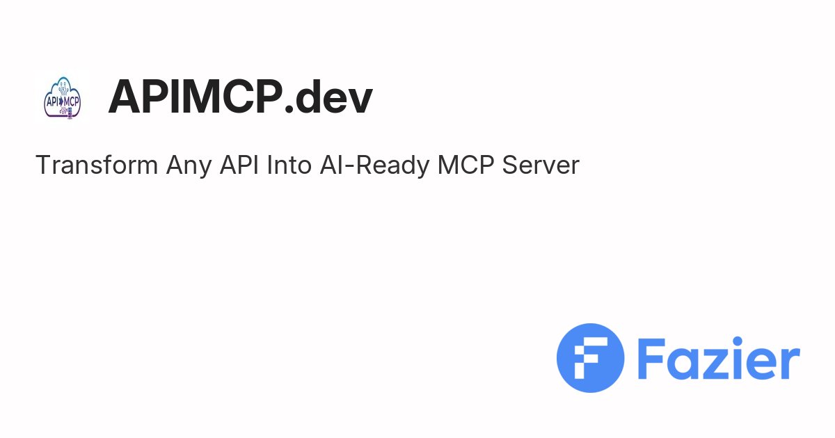 APIRobots's tweet card. Transform Any API Into AI-Ready MCP Server