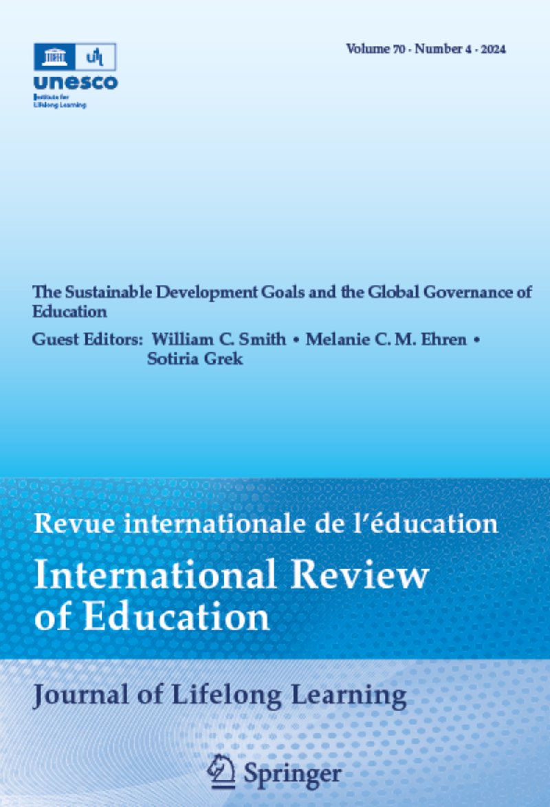 maren_elfert's tweet card. Virtual Launch: The Sustainable Development Goals and the Global Governance of Education – Teams, Fri 15 Nov 2024 - Join the Comparative Education and International Development (...