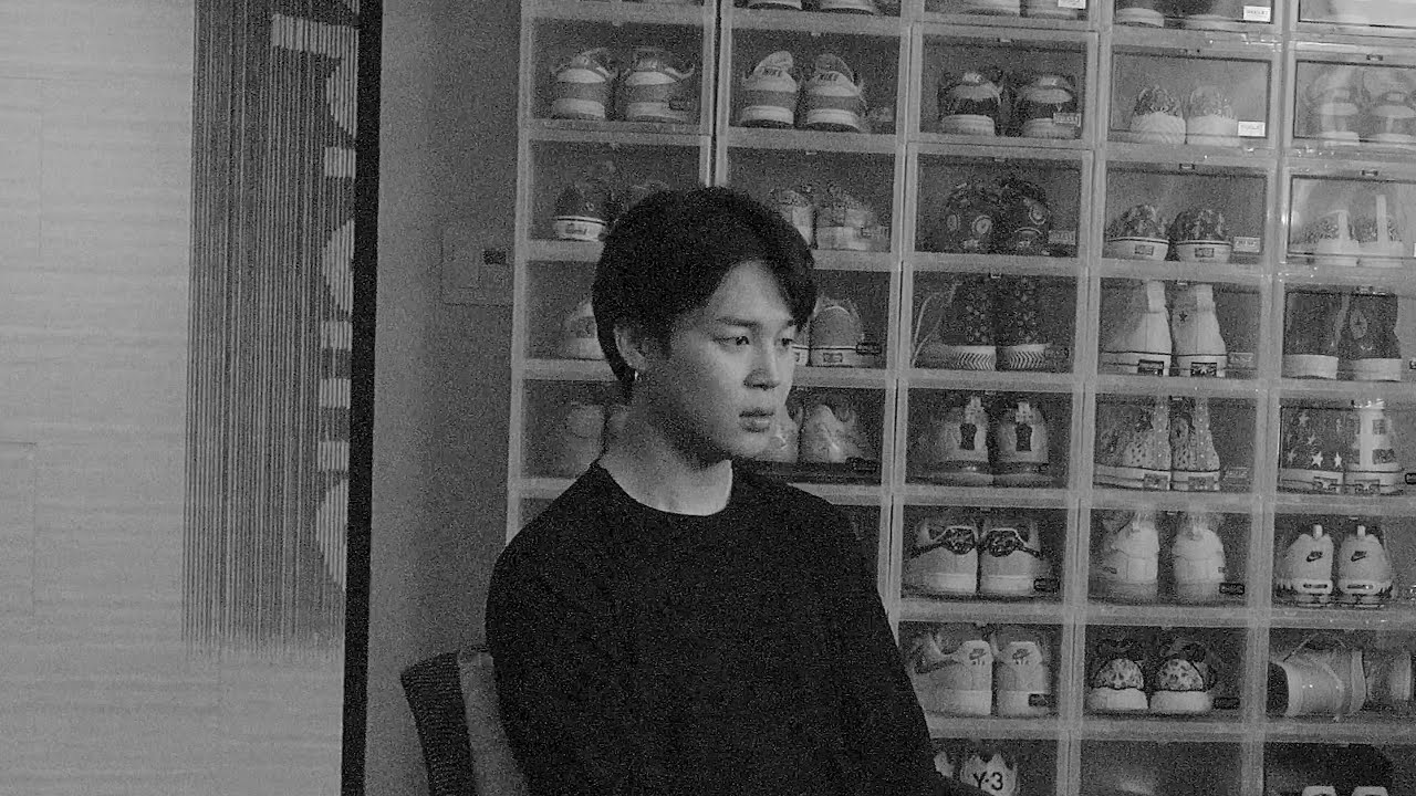 BIGHIT_MUSIC's tweet card. 지민 (Jimin) Behind the ‘FACE’