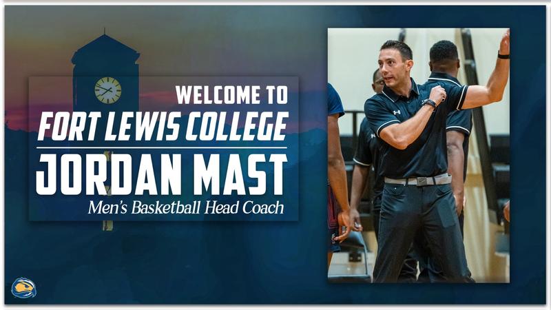 FLCSkyhawks's tweet card. DURANGO, Colo. – The Fort Lewis College Department of Athletics has selected Jordan Mast as its next men's basketball head coach, announced on Monday.