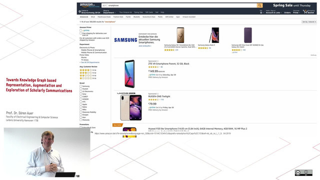 SoerenAuer's tweet card. Towards Knowledge Graph based Representation, Augmentation and...