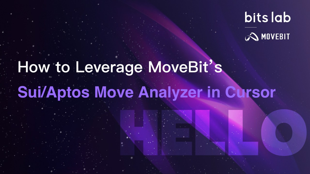 0xbitslab's tweet card. This article walks you step by step through using sui-move-analyzer and aptos-move-analyzer in the Cursor editor, covering installation, initial configuration, common troubleshooting, and workflow...
