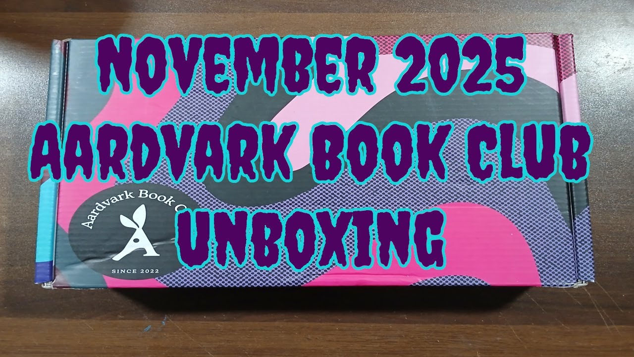 productivedrgn's tweet card. November 2025 Aardvark Book Club Reveal
