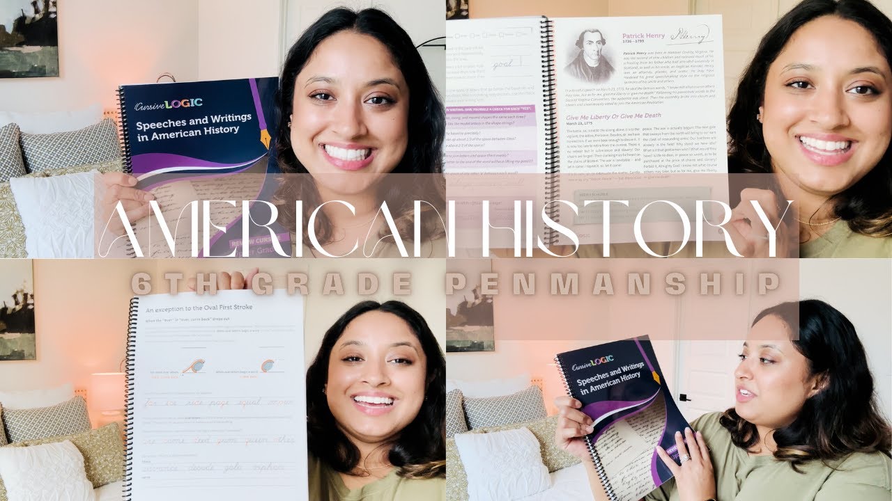 CursiveLogic's tweet card. Homeschool Curriculum - American History with Penmanship - Timberdo...