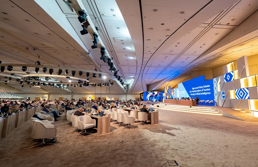 AwaraMusafir18's tweet card. The Riyadh Declaration on the Future of Tourism is a shared roadmap to guide the sector’s next half-century around sustainability, inclusion and AI-powered innovation. |Awara Musafir