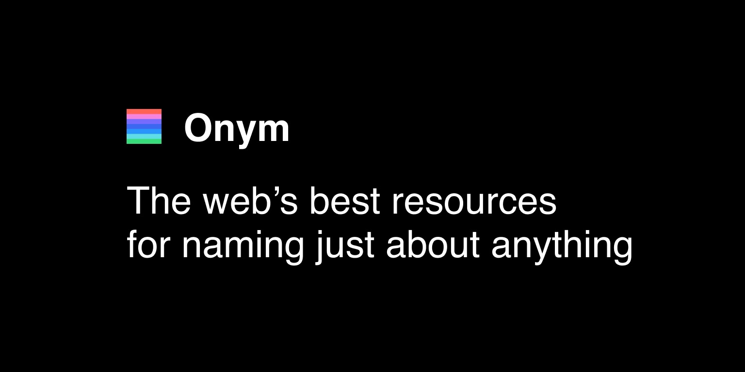 jstrelioff's tweet card. Tools and resources for naming things.