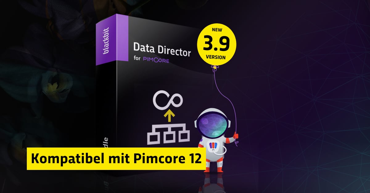 BlackbitDigital's tweet card. Version 3.9 macht den Data Director kompatibel mit Pimcore 12 – leistungsfähiger, flexibler & ideal für mehrsprachige Plattformen & datenintensive Prozesse