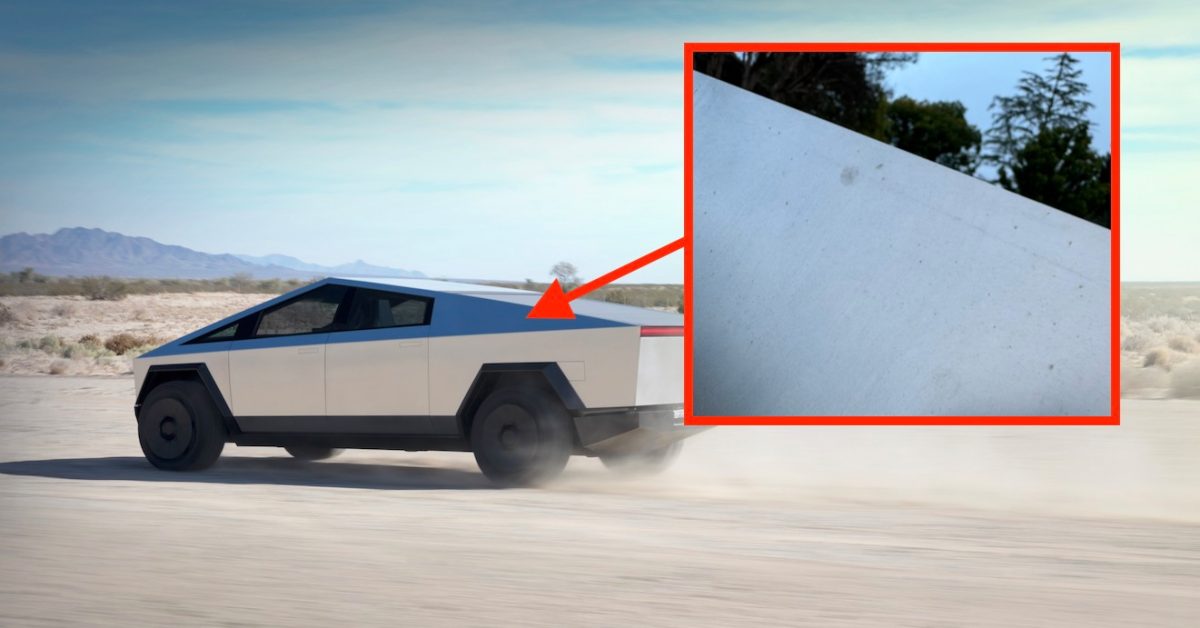 ElectrekCo's tweet card. Some early Tesla Cybertruck owners are reporting some rust spots on their brand-new stainless steel pickup trucks. At this point,...