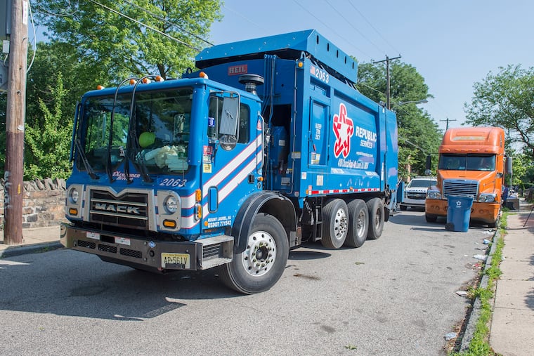 frankkummer's tweet card. The Bucks County Department of Consumer Protection, said Tuesday that it has received roughly 150 complaints about Republic Services, an Arizona trash and recycling company.
